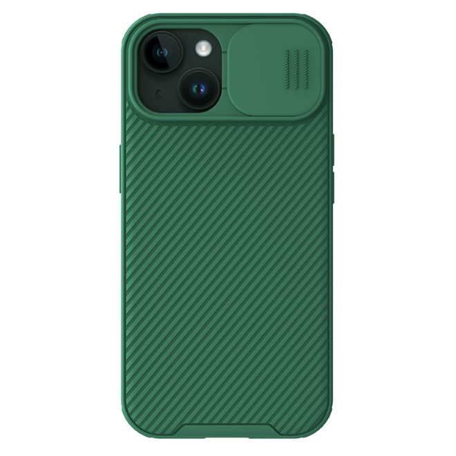 Nillkin - iPhone 15 Hülle - Kunststoff Hardcase - CamShield Pro MagSafe Series - dunkelgrün