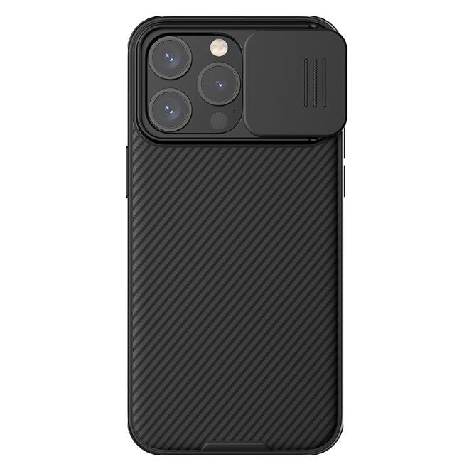 Nillkin - iPhone 15 Pro Hülle - Kunststoff Hardcase - CamShield Pro MagSafe Series - schwarz