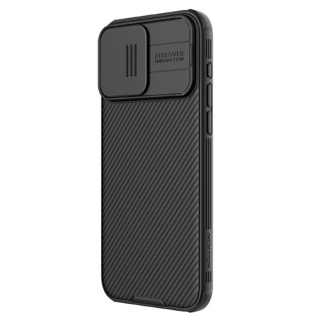 Nillkin - iPhone 15 Pro Hülle - Kunststoff Hardcase - CamShield Pro MagSafe Series - schwarz