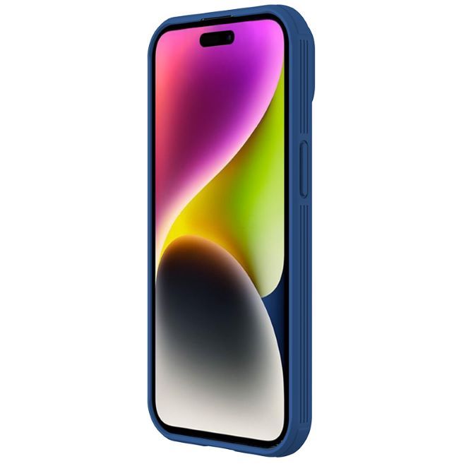 Nillkin - iPhone 15 Plus Hülle - Kunststoff Hardcase - CamShield Pro Series - blau