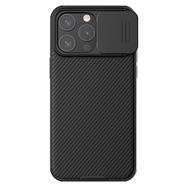 Nillkin - iPhone 15 Pro Max Hülle - Kunststoff Hardcase - CamShield Pro Series - schwarz