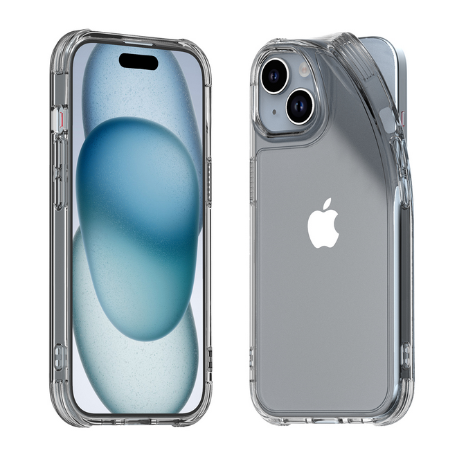 Araree - iPhone 15 Hülle - Case aus TPU Plastik - Anti-Slip Grip - Flexield Series - Made in Korea - schwarz
