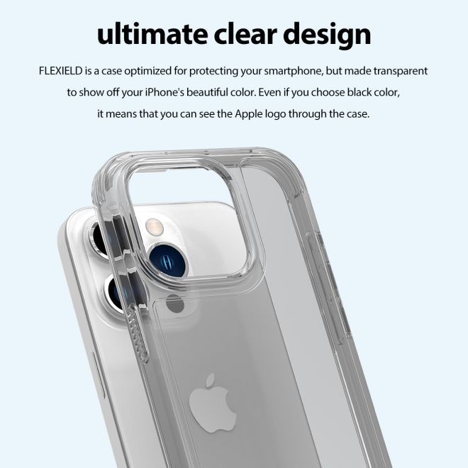 Araree - iPhone 15 Hülle - Case aus TPU Plastik - Anti-Slip Grip - Flexield Series - Made in Korea - schwarz