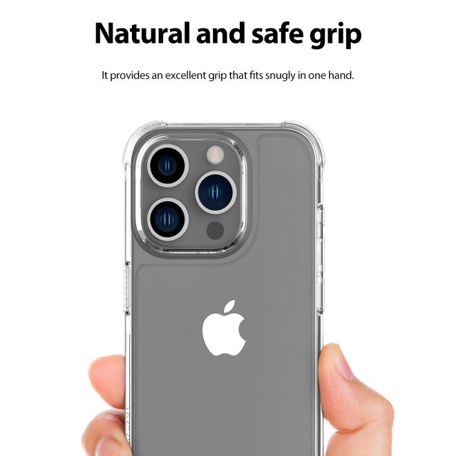 Araree - iPhone 15 Hülle - Case aus TPU Plastik - Anti-Slip Grip - Flexield Series - Made in Korea - schwarz