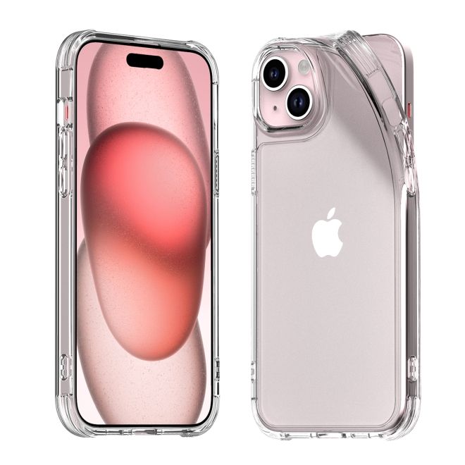 Araree - iPhone 15 Plus Hülle - Case aus TPU Plastik - Anti-Slip Grip - Flexield Series - Made in Korea - transparent