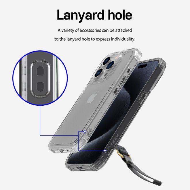 Araree - iPhone 15 Pro Hülle - Case aus TPU Plastik - Anti-Slip Grip - Flexield Series - Made in Korea - transparent