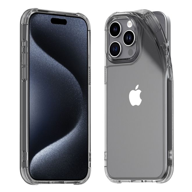 Araree - iPhone 15 Pro Max Hülle - Case aus TPU Plastik - Anti-Slip Grip - Flexield Series - Made in Korea - schwarz