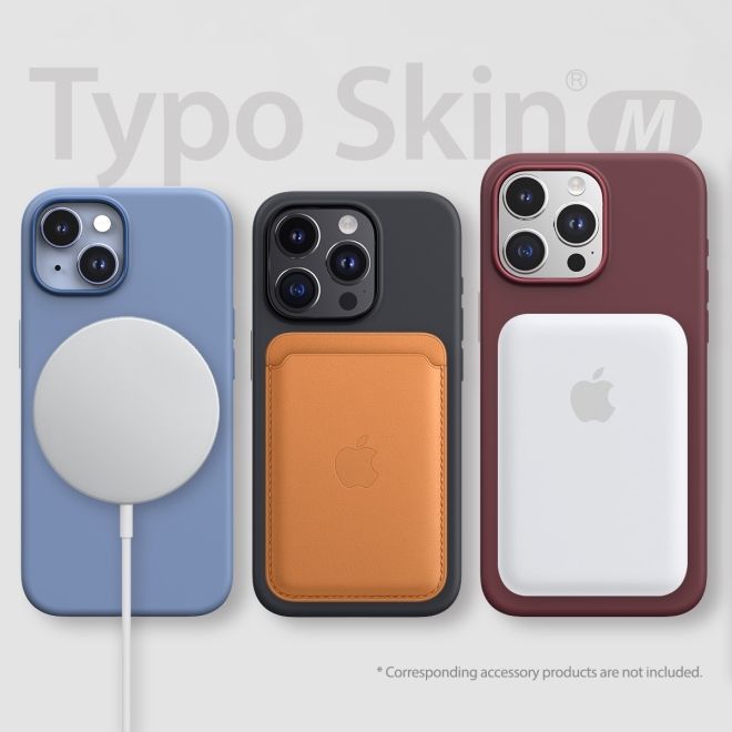 Araree - iPhone 15 Plus Hülle - Silikon Softcase - MagSafe kompatibel - Typoskin M Series - pink