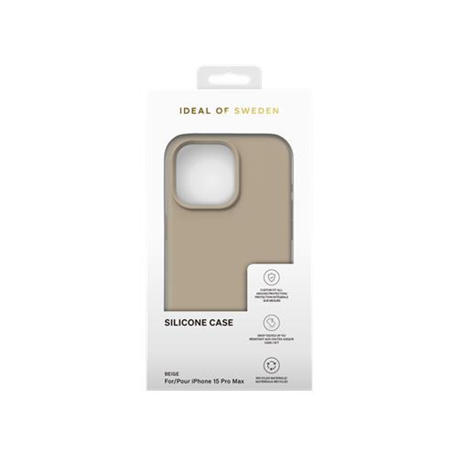 iDeal of Sweden - iPhone 15 Pro Max Hülle - Designer Silikon Cover - Beige