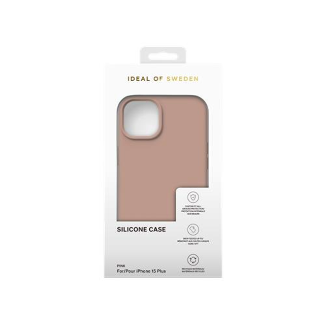 iDeal of Sweden - iPhone 15 Plus Hülle - Designer Silikon Cover - Blush Pink