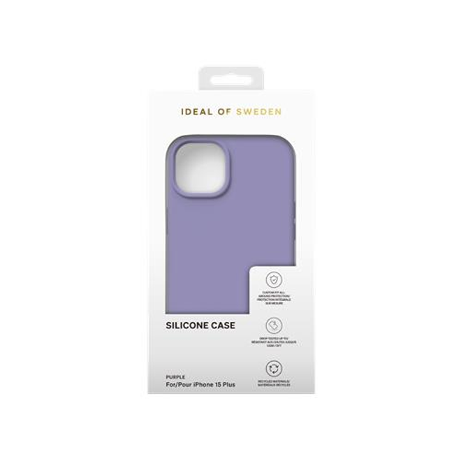iDeal of Sweden - iPhone 15 Plus Hülle - Designer Silikon Cover - Lila