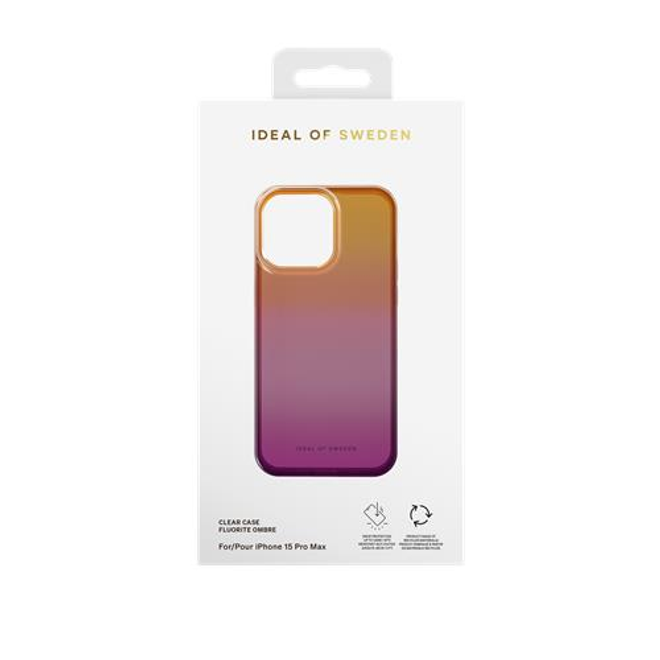 iDeal of Sweden - iPhone 15 Pro Max Hülle - Clear Case Recycled - Vibrant Ombre