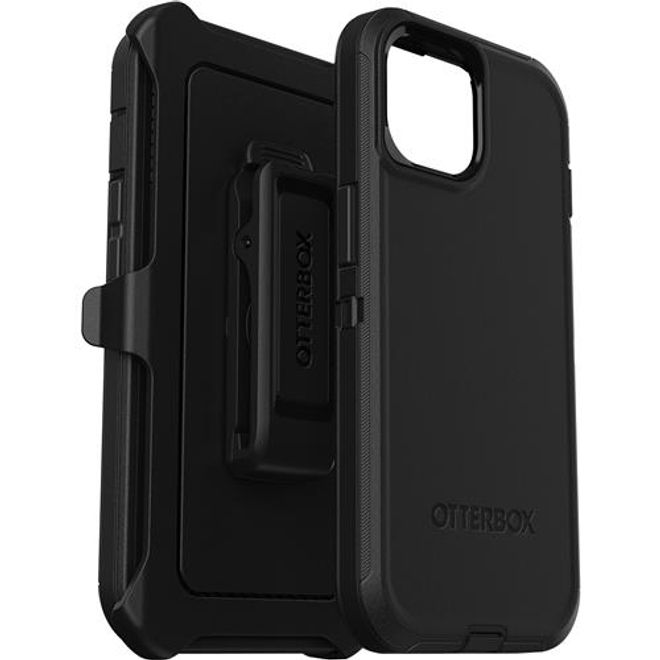 Otterbox - iPhone 15 Pro Handyhülle, Outdoor Cover, Defender - schwarz