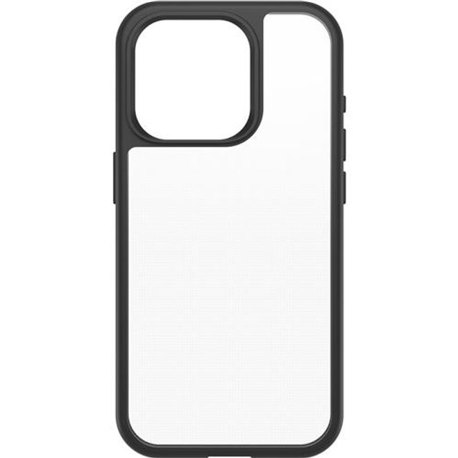 Otterbox - iPhone 15 Pro Outdoor Hülle - REACT Series - transparent/schwarz