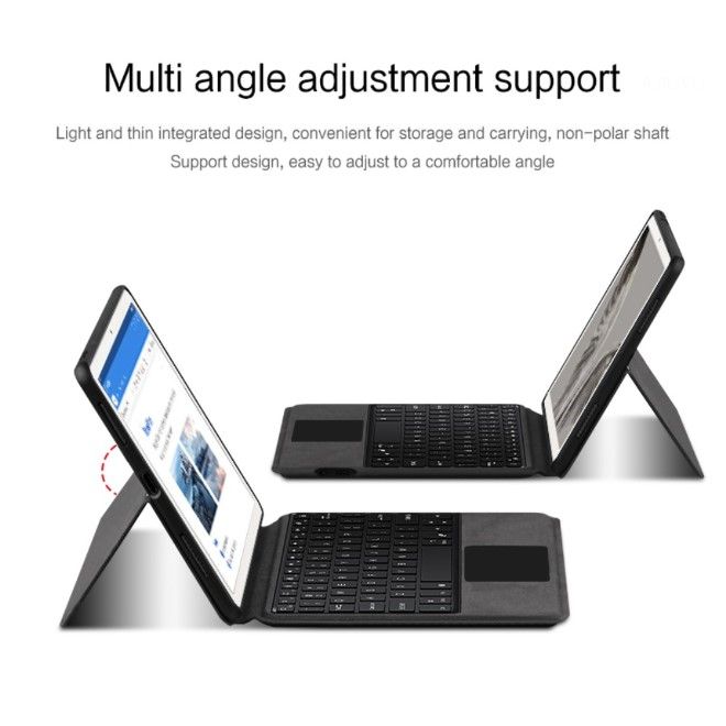 Google Pixel Tablet Keyboard Leder Hülle - mit integrierter Tastatur - schwarz