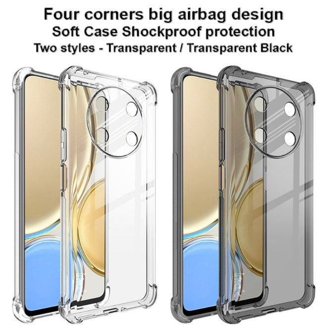 Imak - Honor X30 5G / X40 GT 5G / Magic4 Lite 5G Hülle - Robustes Softcase aus TPU - Air Cushion Fallschutz - Trendy Series - transparent