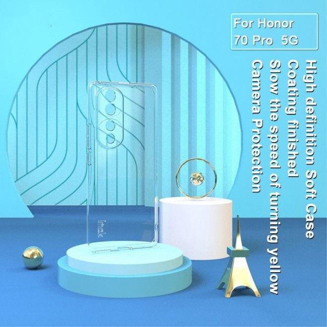 Imak - Honor 70 Pro 5G / 70 Pro+ 5G Hülle - Softcase aus TPU - UX-10 Series - transparent