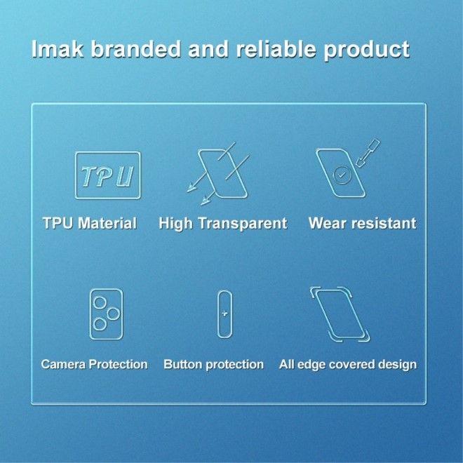 Imak - Honor 70 Pro 5G / 70 Pro+ 5G Hülle - Softcase aus TPU - UX-10 Series - transparent