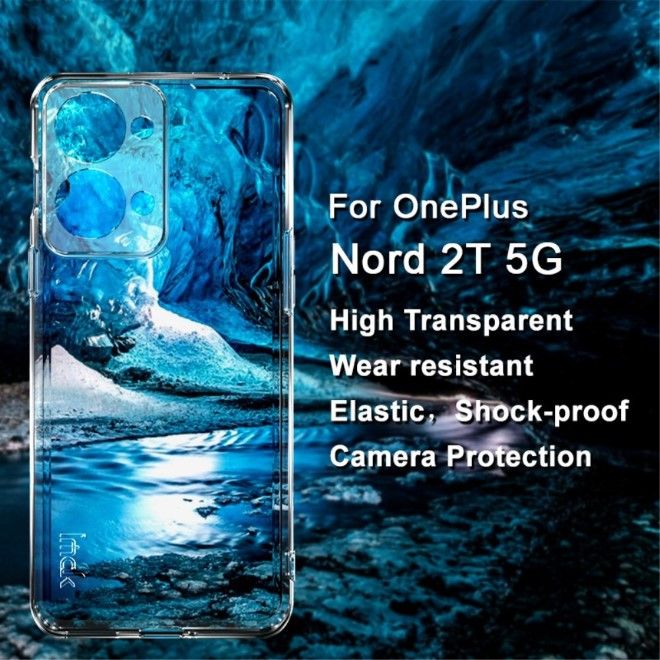 Imak - OnePlus Nord 2T 5G Hülle - Softcase aus TPU - UX-5 Series - transparent
