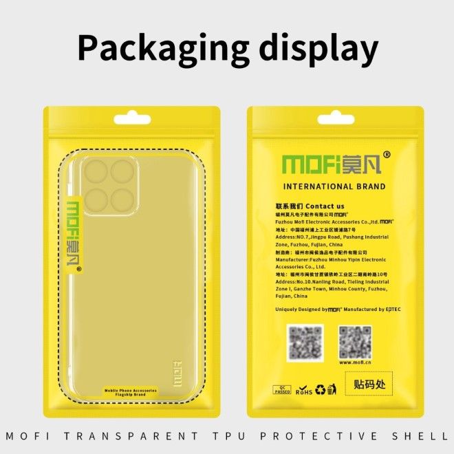 Mofi - Honor X8 5G Hülle - Softcase TPU Series - transparent