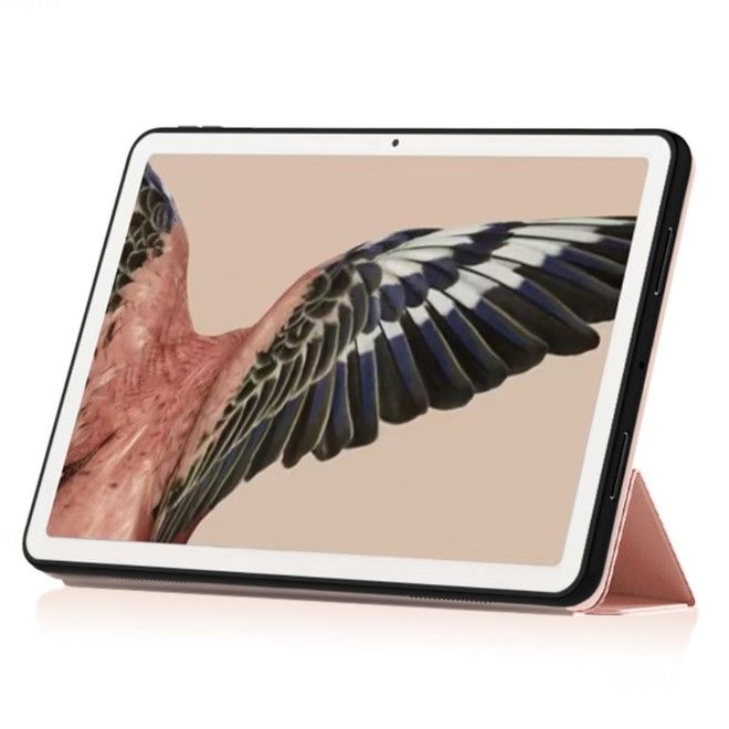 Google Pixel Tablet Leder Hülle - dreifach faltbar - pink
