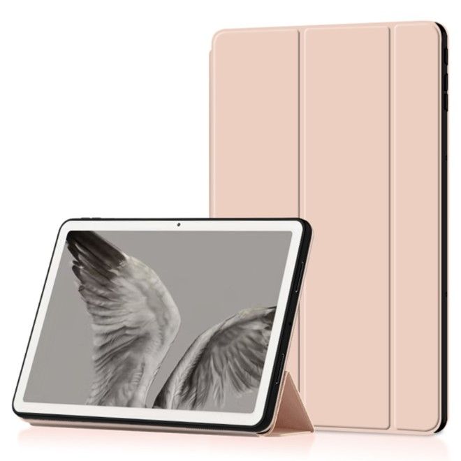 Google Pixel Tablet Leder Hülle - dreifach faltbar - pink