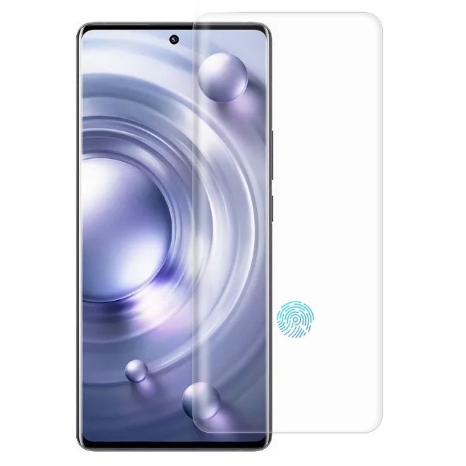 Rurihai - vivo X80 Pro 5G / X90 Pro+ 5G Schutzglas - Displayschutz aus gehärtetem Glas - 3D-Curved - UV-Liquid Series - transparent