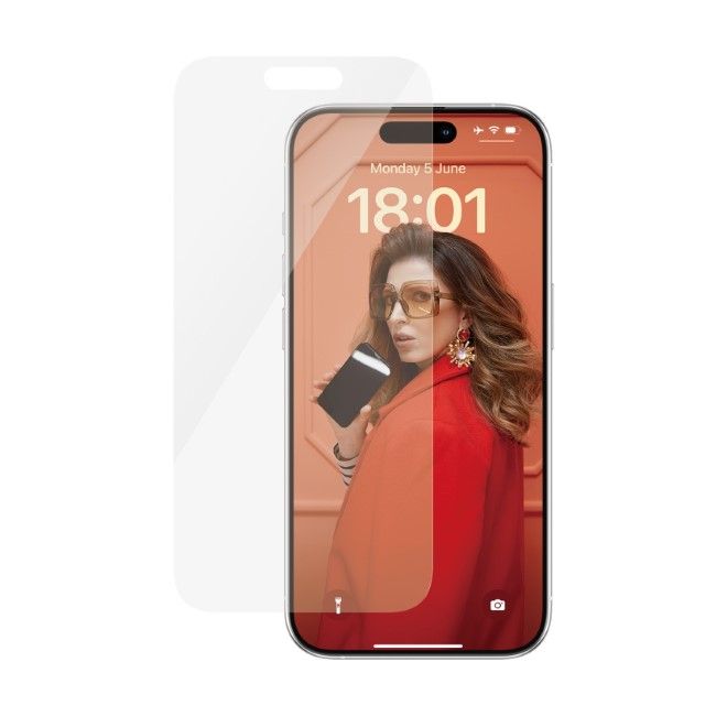 PanzerGlass - iPhone 15 Pro Displayschutz aus gehärtetem Glas - Classic Fit (2806) - transparent