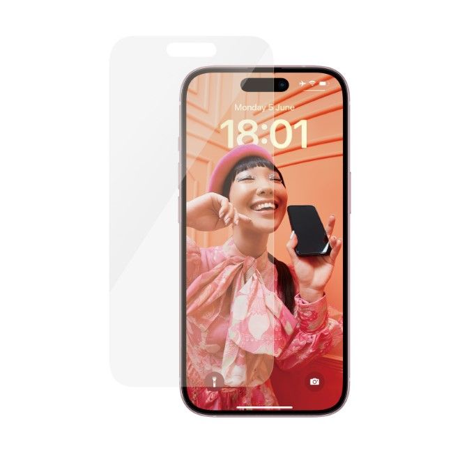 PanzerGlass - iPhone 15 Displayschutz aus gehärtetem Glas - Classic Fit (2805) - transparent