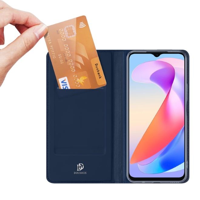 Dux Ducis - Honor X6a Hülle - Handy Bookcover - Skin Pro Series - blau