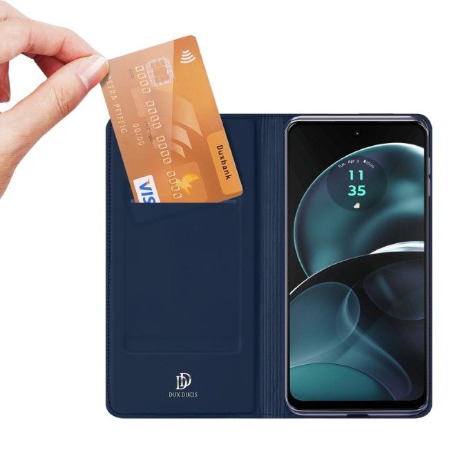 Dux Ducis - Motorola Moto G14 Hülle - Handy Bookcover - Skin Pro Series - blau