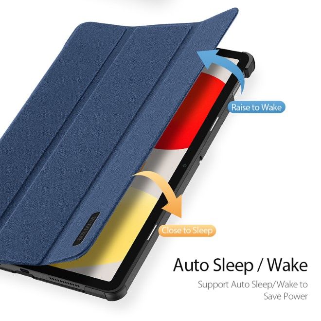 Dux Ducis - Xiaomi Redmi Pad SE Hülle - Leder Smart Flip Case - Domo Series - blau