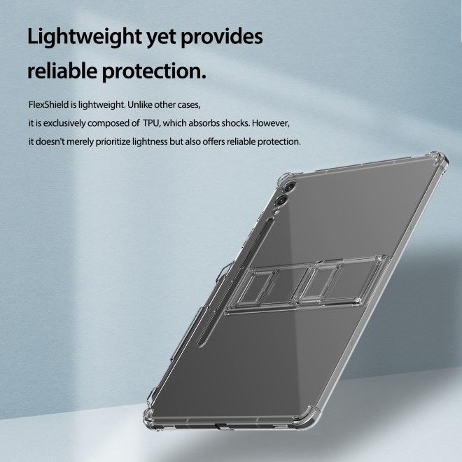 Araree - Samsung Galaxy Tab S9+ Hülle - Softcase aus TPU Plastik - Flexield SP Series - transparent