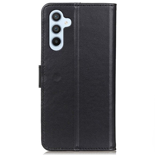 Samsung Galaxy S23 FE Handy Hülle - Classic II Leder Bookcover Series - schwarz