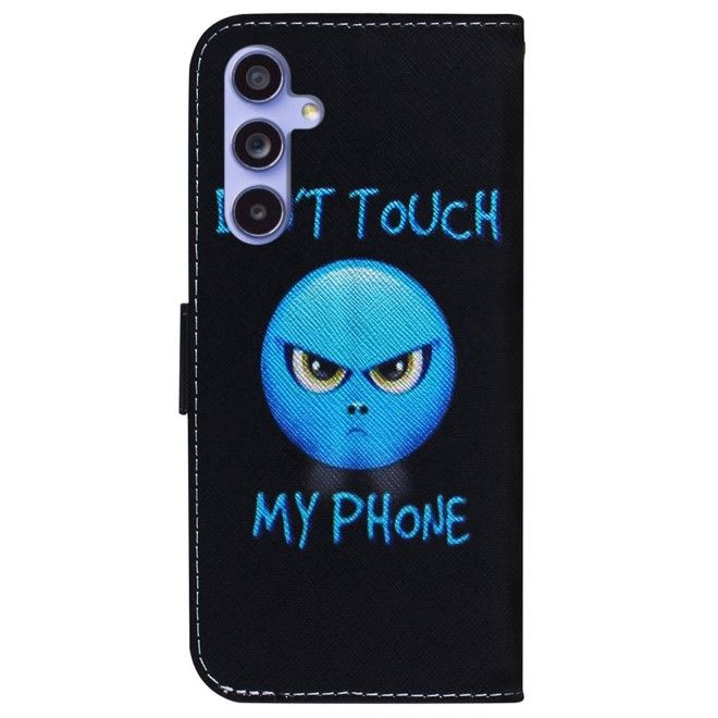 Samsung Galaxy S23 FE Handy Hülle - Leder Bookcover Image Series - Dont touch my phone