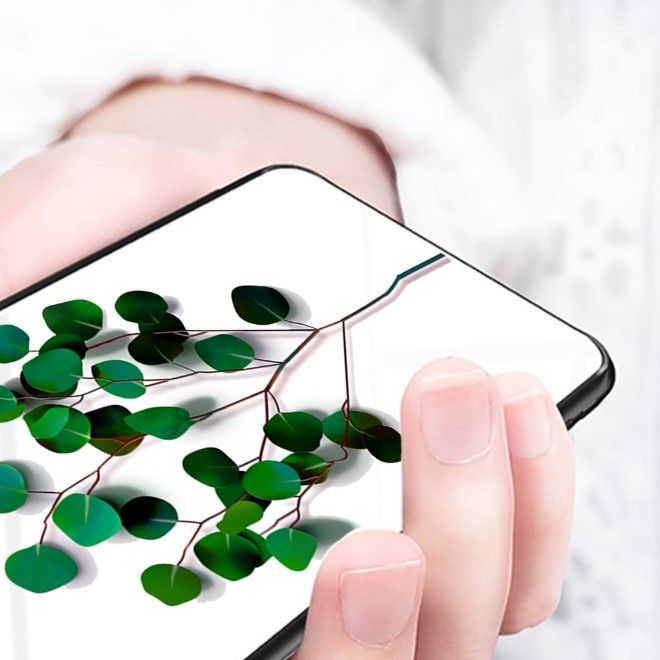 Samsung Galaxy S23 FE Hülle - Gehärtetes Glas Hardcase mit Soft TPU Ränder - goldenes Herz