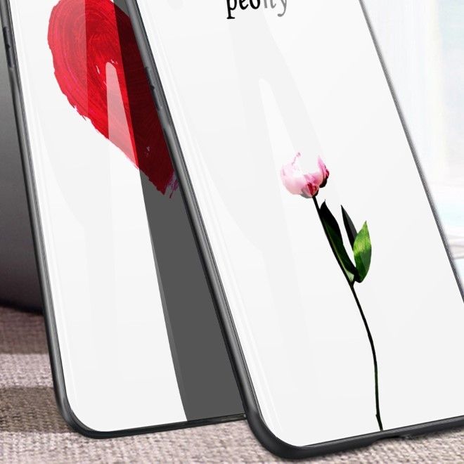 Samsung Galaxy S23 FE Hülle - Gehärtetes Glas Hardcase mit Soft TPU Ränder - Pelikan