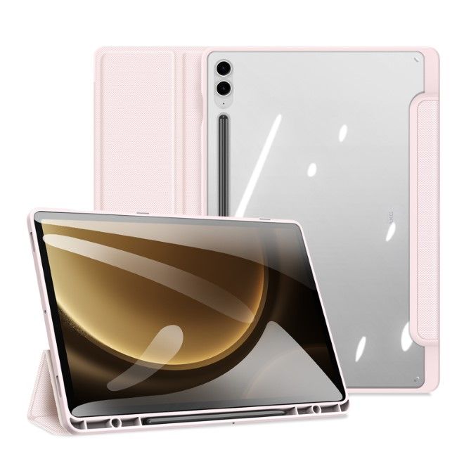 Dux Ducis - Samsung Galaxy Tab S9 FE+ Hülle - Leder Bookcover - Toby Series - pink