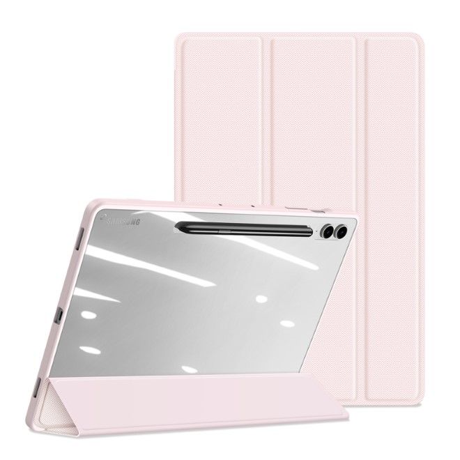 Dux Ducis - Samsung Galaxy Tab S9 FE+ Hülle - Leder Bookcover - Toby Series - pink