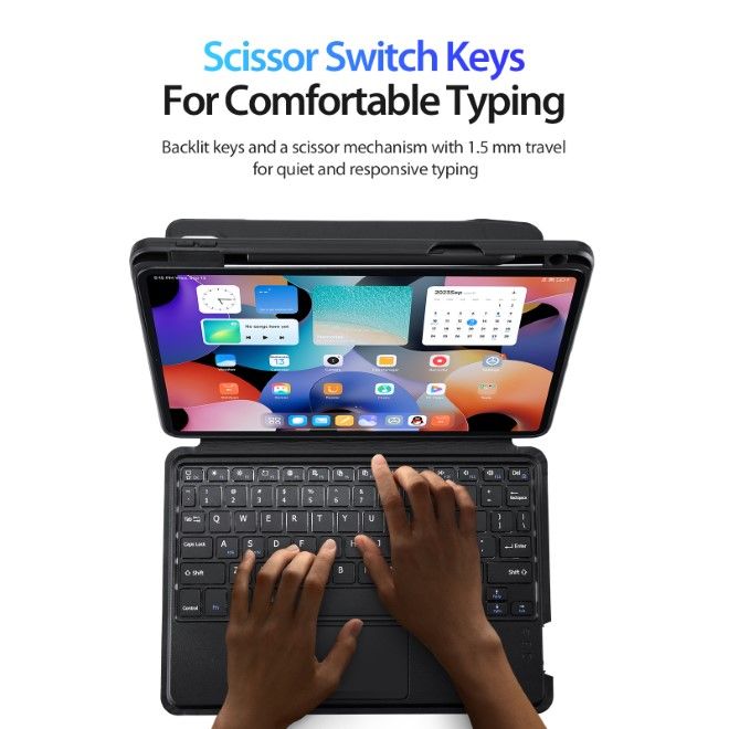 Dux Ducis - Xiaomi Pad 5 / 5 Pro Tastatur Hülle - Keyboard Case - DK Series - schwarz