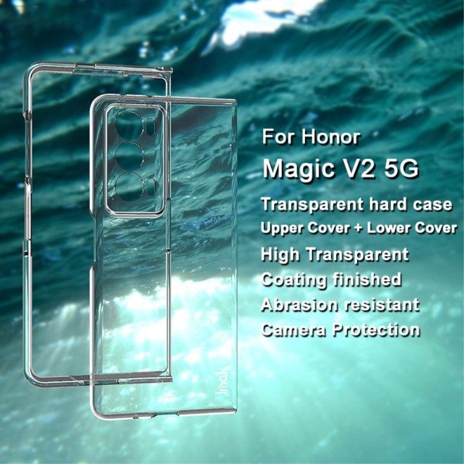 Imak - Honor Magic V2 5G Handyhülle - Case aus Kunststoff - Crystal Clear Case II Pro Series - transparent