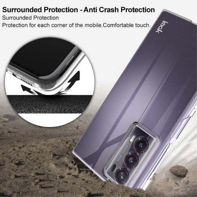 Imak - Honor Magic V2 5G Handyhülle - Case aus Kunststoff - Crystal Clear Case II Pro Series - transparent