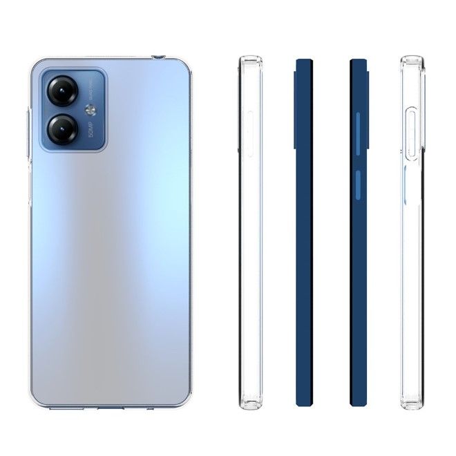 Motorola Moto G14 4G Hülle - Softcase TPU Series - transparent