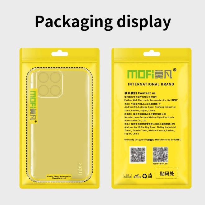 Mofi - Honor X6a 4G Hülle - Softcase TPU Series - transparent