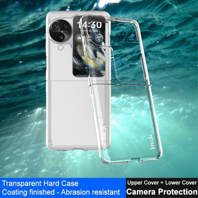 Imak - Oppo Find N3 Flip 5G Handyhülle - Case aus Kunststoff - Crystal Clear Case II Pro Series - transparent