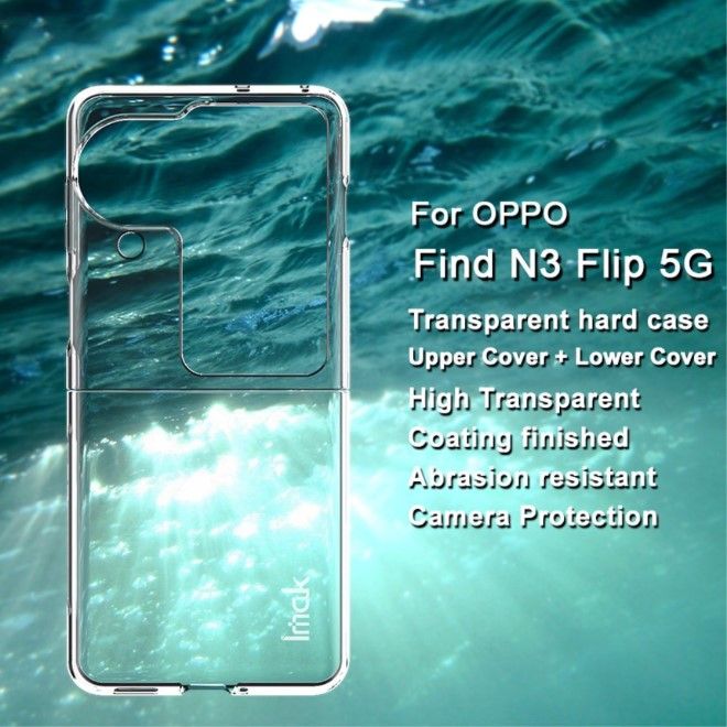 Imak - Oppo Find N3 Flip 5G Handyhülle - Case aus Kunststoff - Crystal Clear Case II Pro Series - transparent