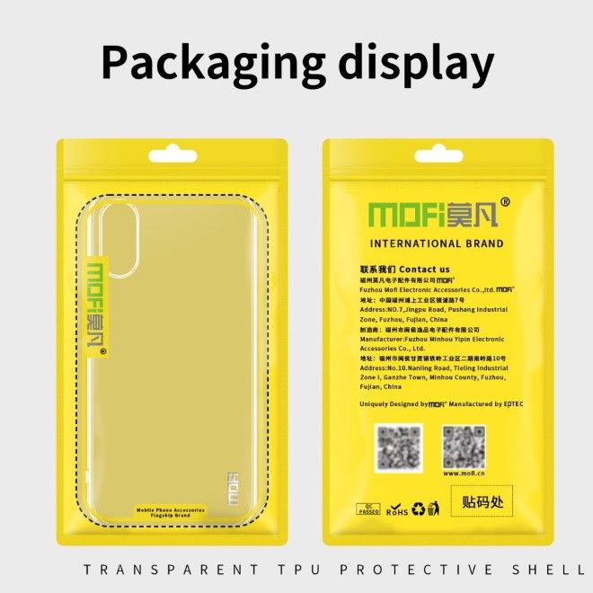 Mofi - Sony Xperia 5 V Hülle - Softcase TPU Series - transparent