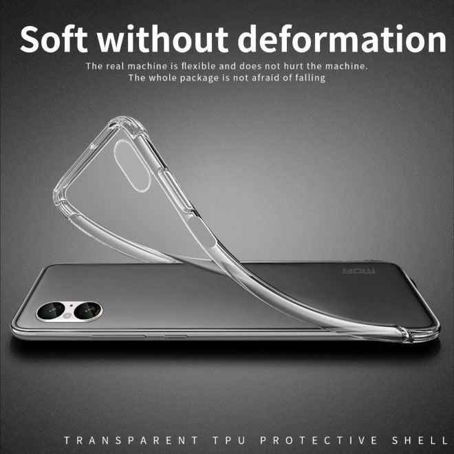 Mofi - Sony Xperia 5 V Hülle - Softcase TPU Series - transparent