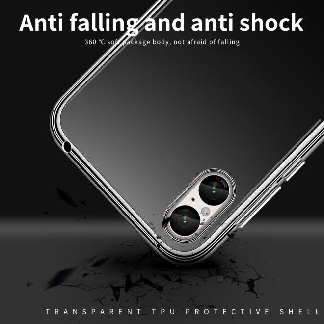 Mofi - Sony Xperia 5 V Hülle - Softcase TPU Series - transparent