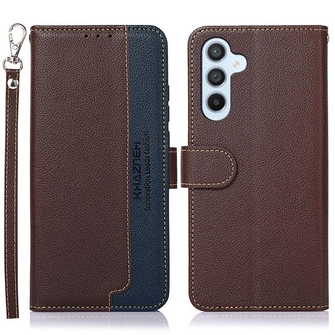 Samsung Galaxy S24+ Hülle - Business Leder Bookcover Series - braun